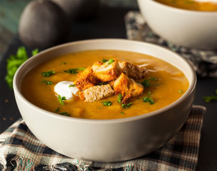 Velouté Légumes Croûtons hyperprotéiné - 1