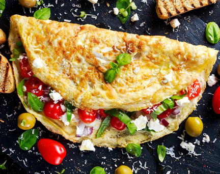 Omelette Méditerranéenne hyperprotéinée - 1