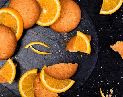 Biscuits à l'Orange hyperprotéinés