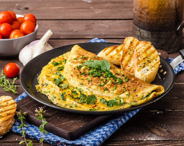 Omelette aux Fines Herbes hyperprotéinée