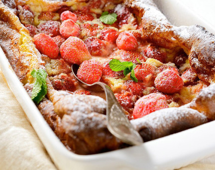 Clafoutis aux Fraises hyperprotéiné