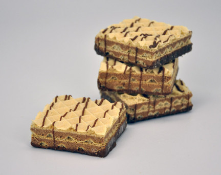 Gaufrettes hyperprotéinées arôme café