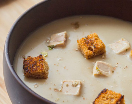 Soupe Volaille Croûtons hyperprotéiné