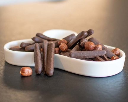 Bâtonnets hyperprotéinés Chocolat Noir Noisettes