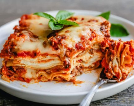 Plat cuisiné hyperprotéiné : Lasagne à la Bolognaise