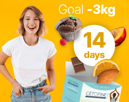 -3KG in 14 days with the high-protein diet for Women - Cetofine 21