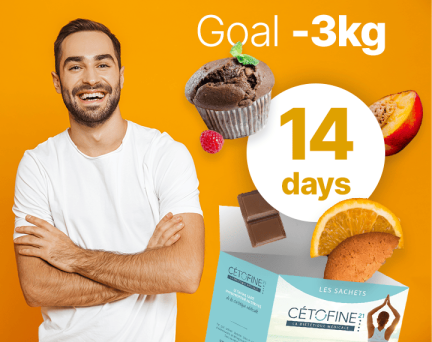 -3KG in 14 days with the high-protein diet for Men - Cetofine 21