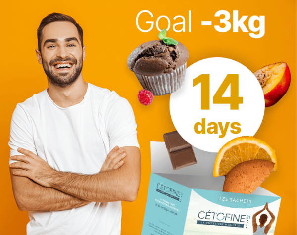 -3KG in 14 days with the high-protein diet for Men - Cetofine 21