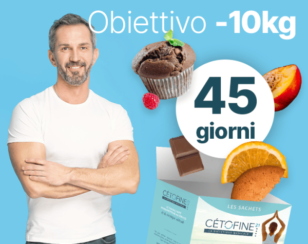 Kit Dimagrante 45 Giorni per Uomo (-10KG) - Cetofine 21