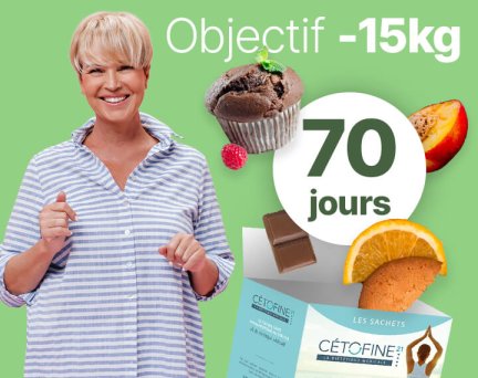 Kit Adelgazante 70 Días Mujer – Pérdida de 15 kg con Cétofine 21