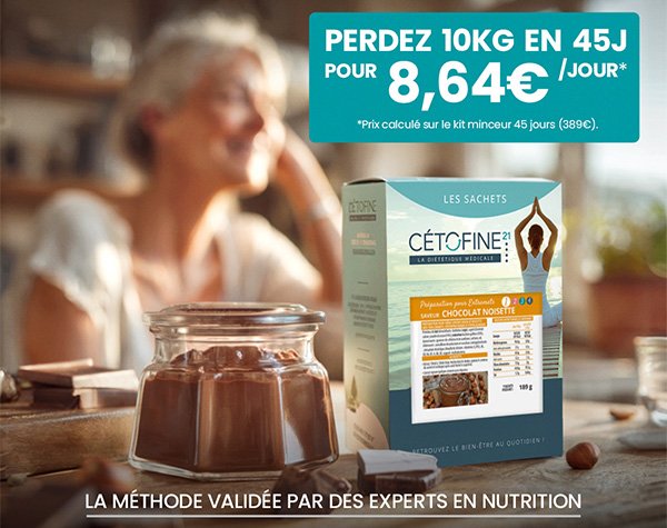 -10KG en 45 jours avec le régime hyperprotéiné pour Femme - Cétofine 21