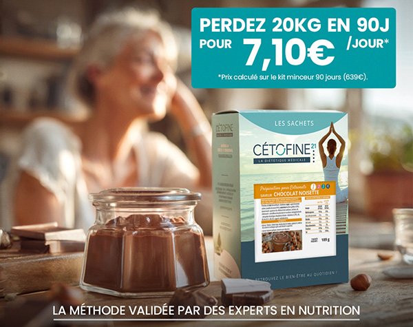 Kit Minceur 90 Jours Femme – Perte de 20 kg avec Cétofine 21
