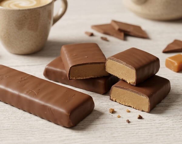 Barre Chocolat et Caramel hyperprotéinée