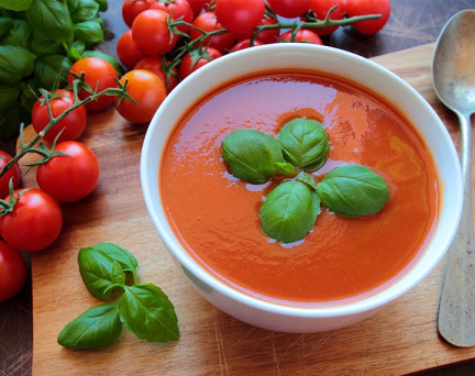 Soupe de Tomates Gazpacho hyperprotéinée Sans Gluten - 1