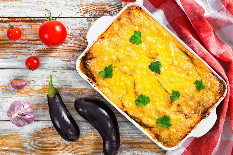 gratin d'aubergines cetofine regime minceur recette