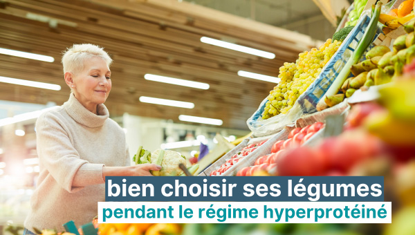 choosing vegetables during the high-protein diet