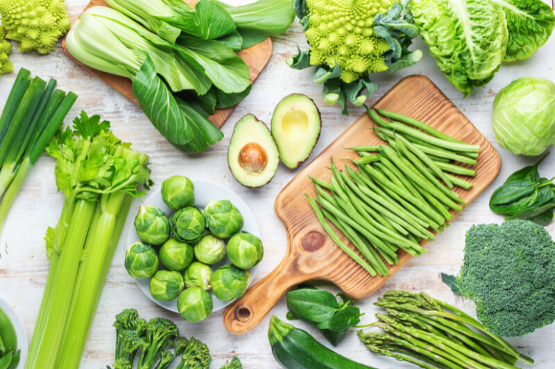 verdura verde perdere 10 chili