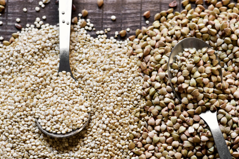 sarrasin et quinoa