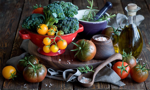 légumes régime assaisonnement