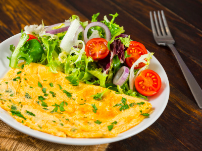 omelette protéinée cétofine 21 pour régime hyperprotéiné