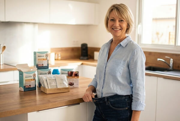 Femme qui vient de perdre 3 kilos avec le Kit Minceur 14 jours