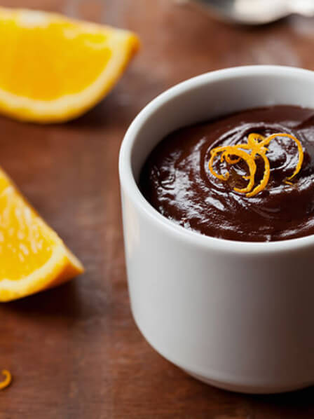 Dolcezza al cioccolato e arancia iperproteica